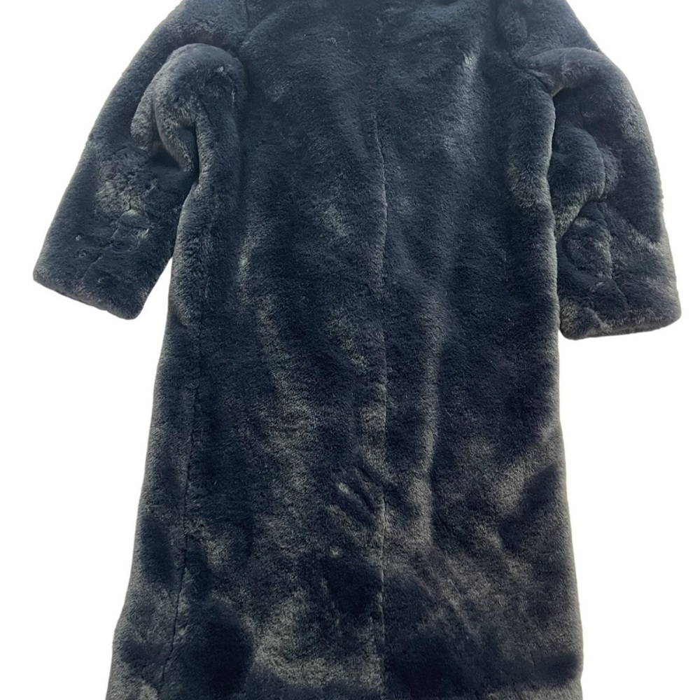 L'AGENCE LIZBETH Ink Blue/Black Teddy Coat Brand New without Tags - Picture 7 of 10
